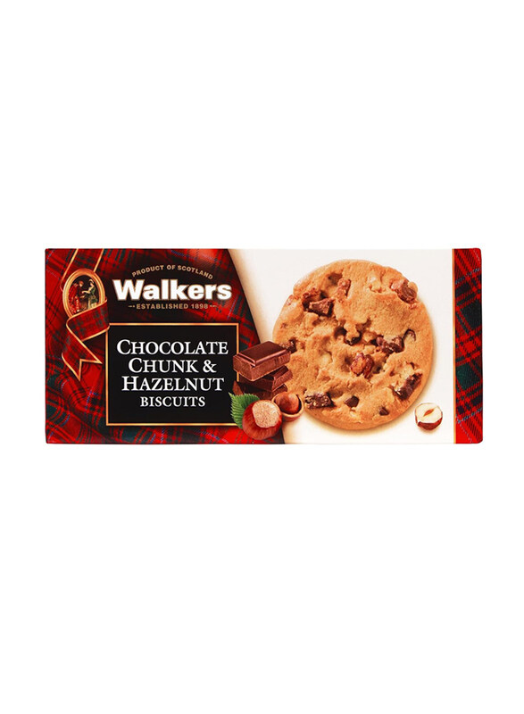 

Walkers Chocolate Chunk and Hazel Nut Biscuits, 150g