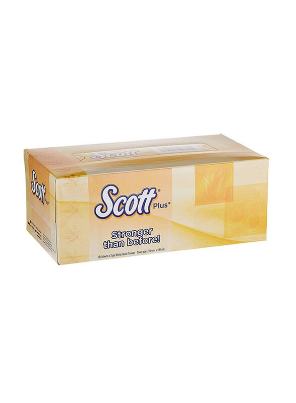 

Scott 2-Ply Facial Tissue, 160 Sheets