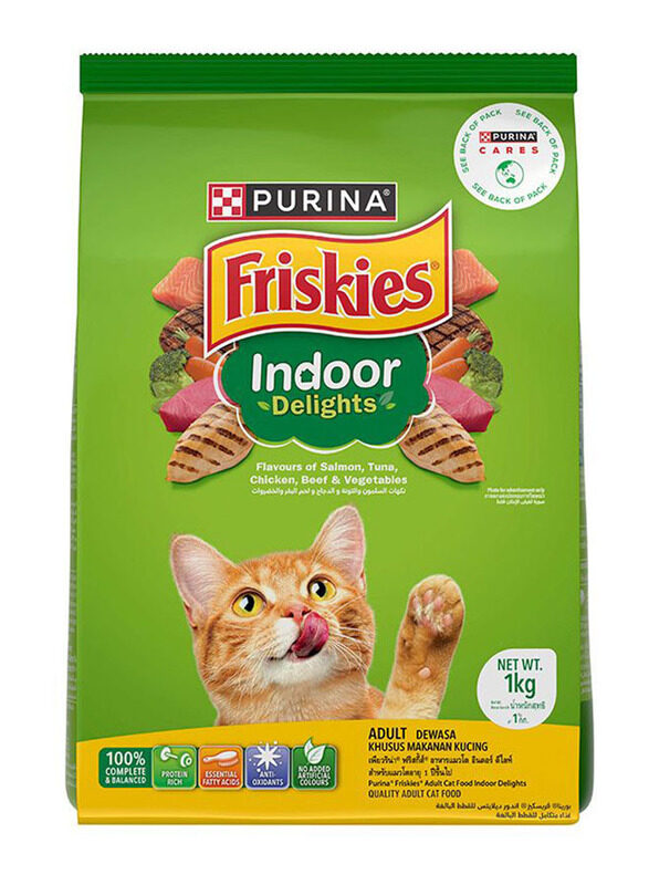 

Purina Friskies Indoor Delight Adult Dry Cat Food, 1Kg