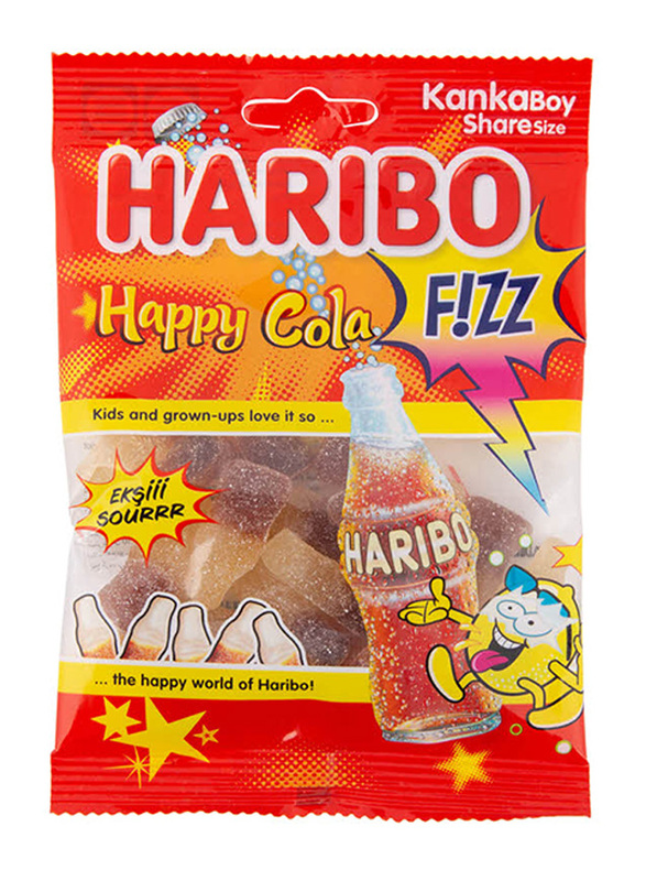 Haribo fizz Happy cola Jelly Candy, 70g