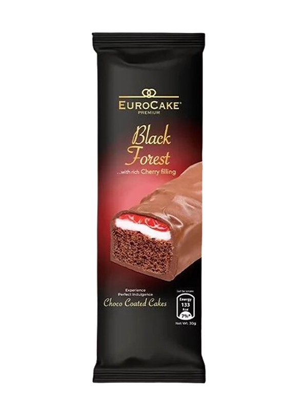 Eurocake Black Forest Cherry Filling Chocolate Cake, 30g