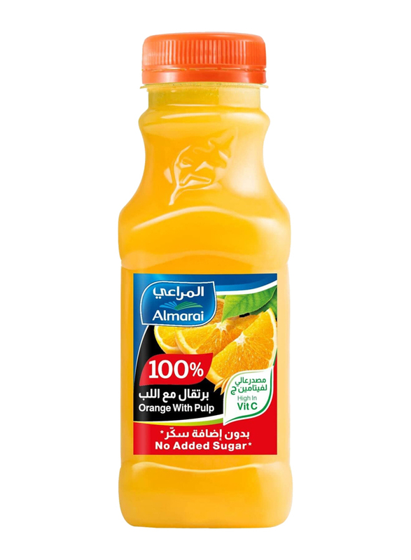 Al Marai Orange Juice with Pulp, 300ml