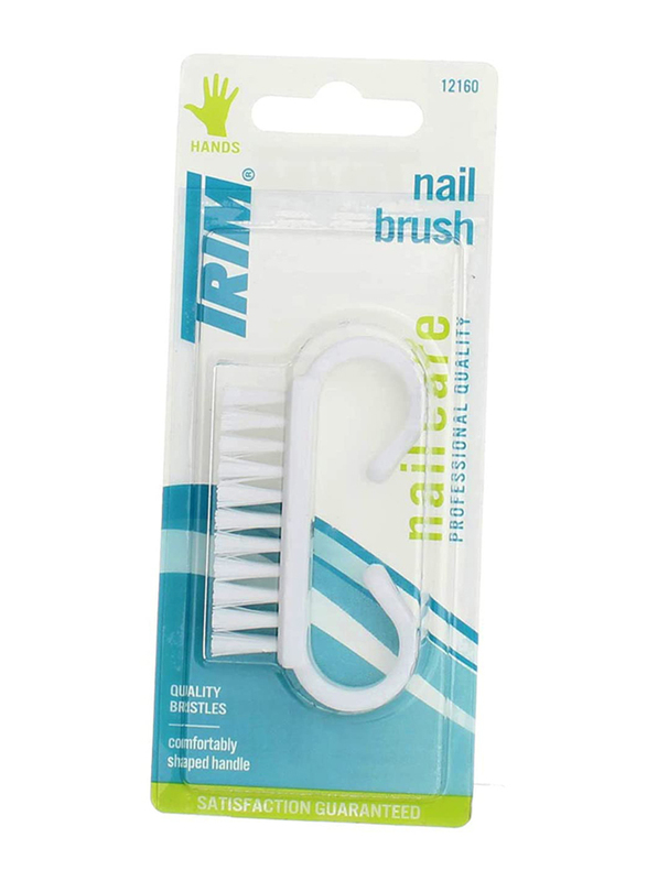 Trim Nail Care Nail Brush, White