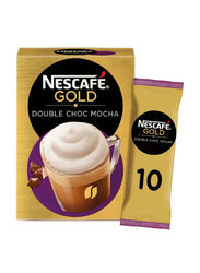 Nescafe Gold Double Chocolate Mocha Instant Coffee, 10 Sachets x 23g