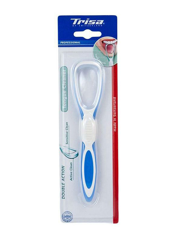 Trisa Professional Double Action Tongue Cleaner, 1 Piece