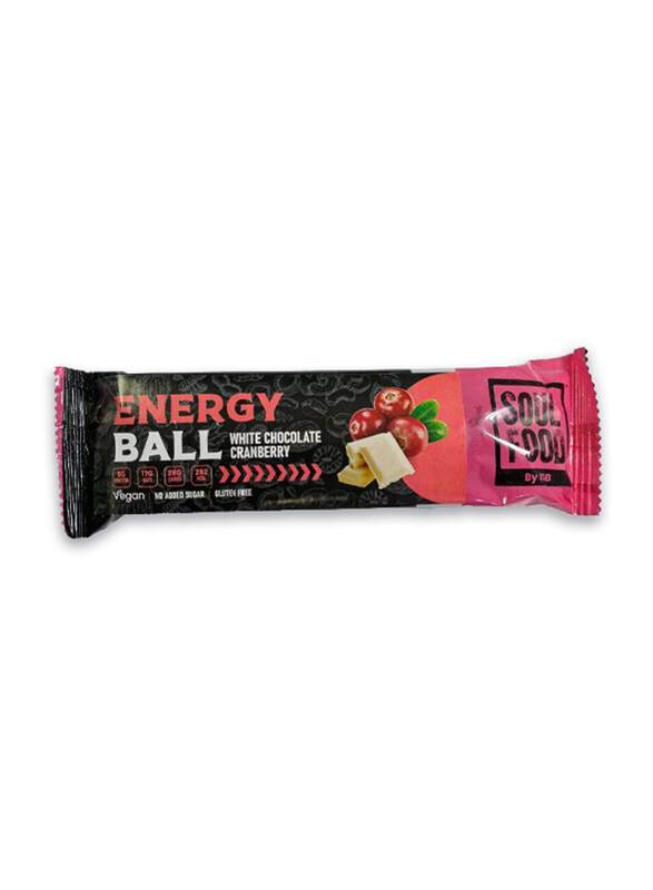

Energy Ball White Chocolate & Cranberry Bar, 60g