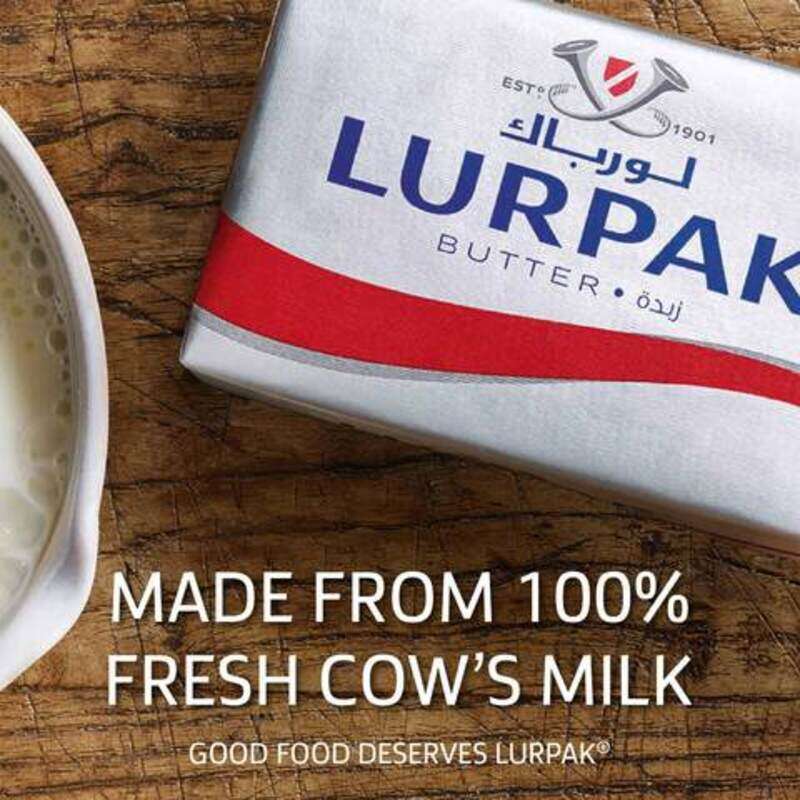 Lurpak Unsalted Butter Block, 100g