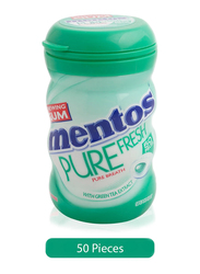 Mentos Fresh Spearmint with Green Tea Chewing Gum, 50 Pieces, 87.5g