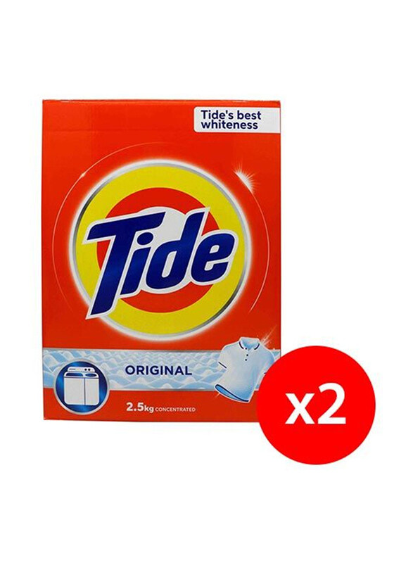 

Tide Original Detergent, 2 x 2.5 Kg