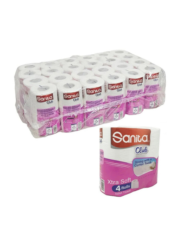 

Sanita Club Toilet Tissue Rolls, 4 Pieces