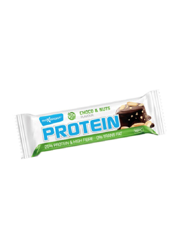 

Maxsport Protein Bar, 60gm, Chocolate & Nuts