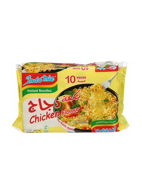 

Indomie Chicken Noodles, 10 x 70g