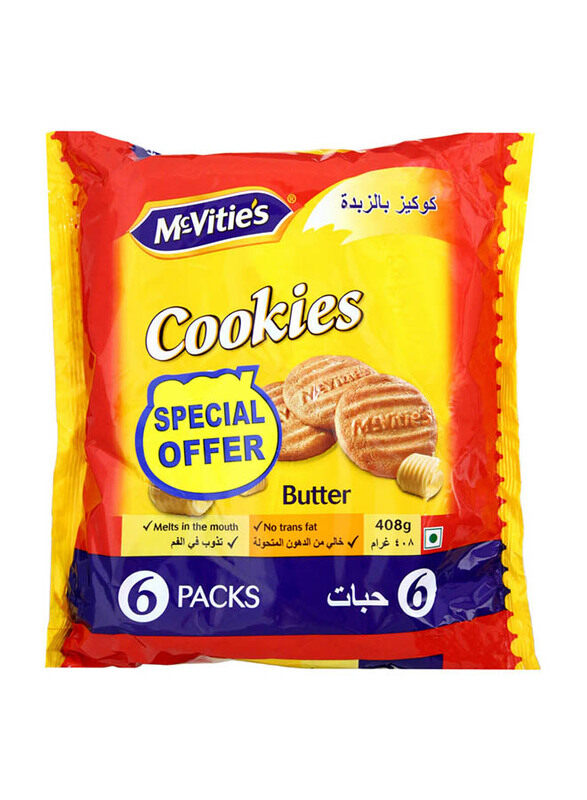 

Mcvities Butter Cookies 6 x 68g