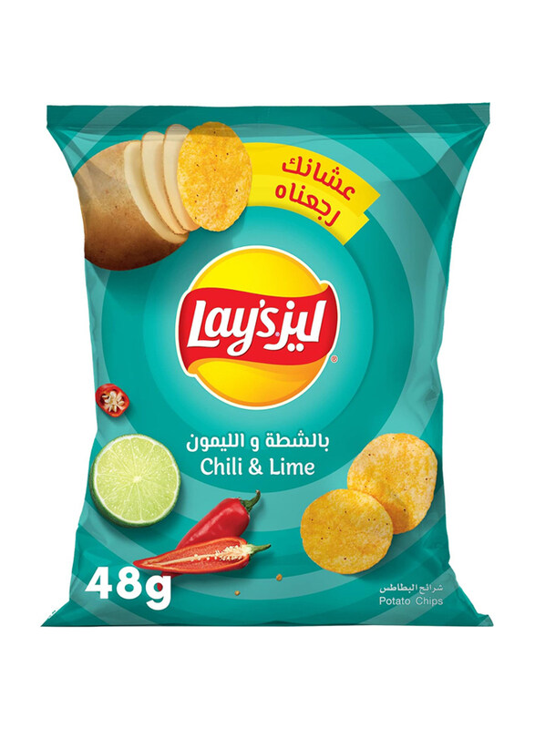 

Lay's Chilli & Lime Potato Chips, 48g