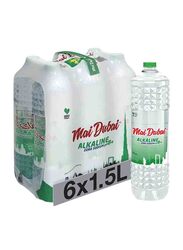 Mai Dubai Alkaline Zero Sodium Water, 6 Bottles x 1.5 Liters