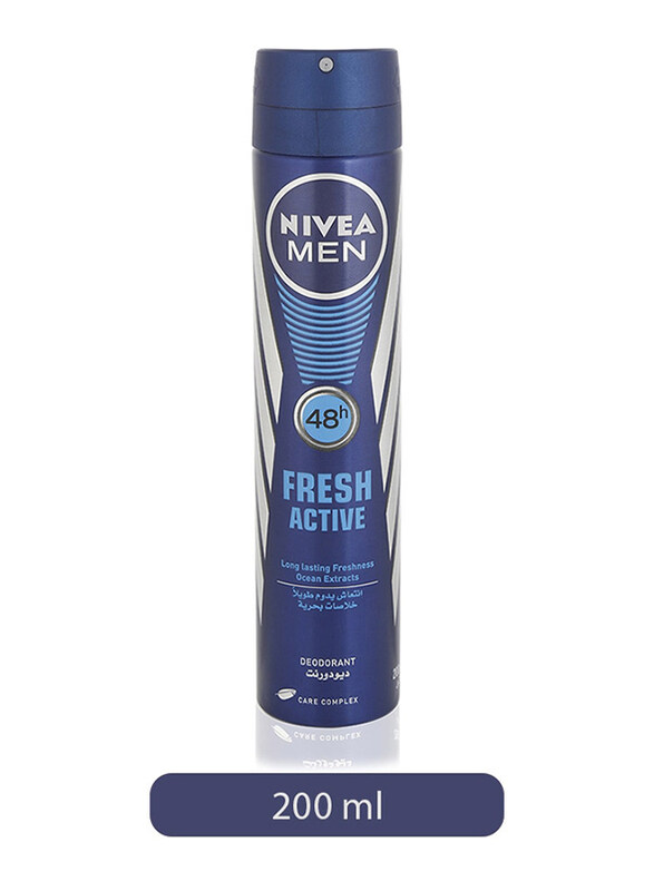 

Nivea Men Fresh Active Deodorant Spray, 200ml