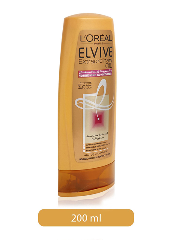 L'Oreal Paris Elvive Extraordinary Oil Conditioner for All Hair Types, 200ml