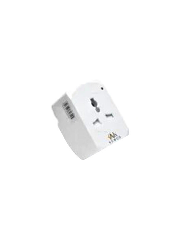 

Axe Ak Kemco Wall Charger, Multi Plug 3 Way Adapter, White