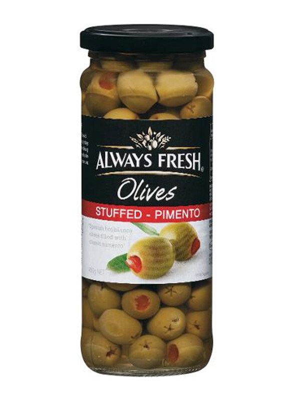 

Always Fresh Olives Panish Stuffed Olives Pimento, 450g