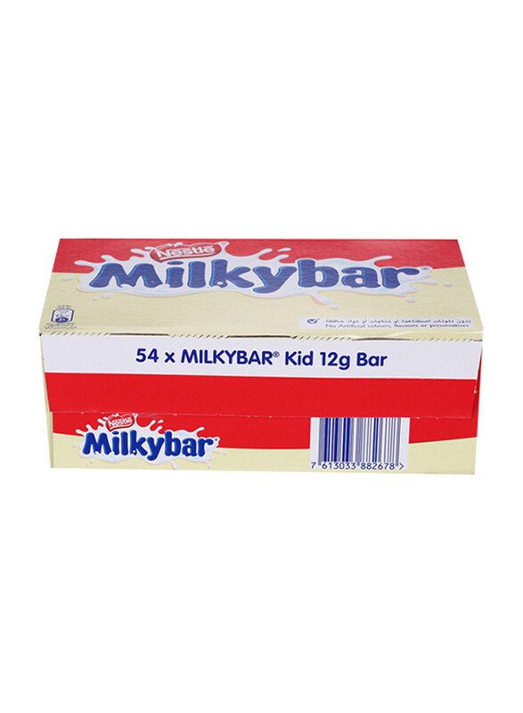 

Nestle Milky Bar White Chocolate, 54 x 12g