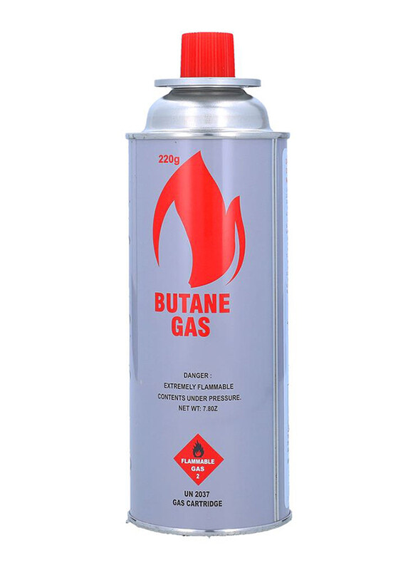 

Generic Butane Gas Cartridge, 220g, Silver