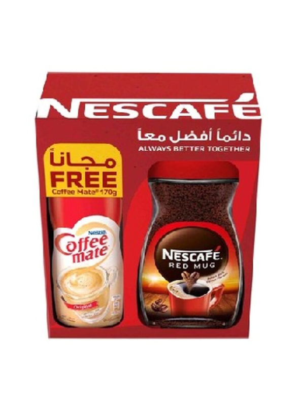 Nescafe Red Mug + Nestle Coffee Mate, 2 Pieces