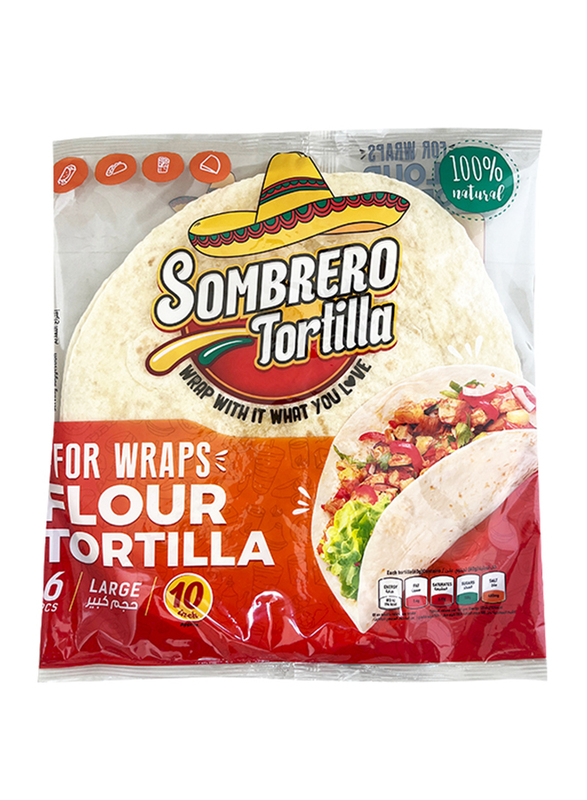 

Sombrero Tortilla Wheat Flour Large Tortillas, 360g