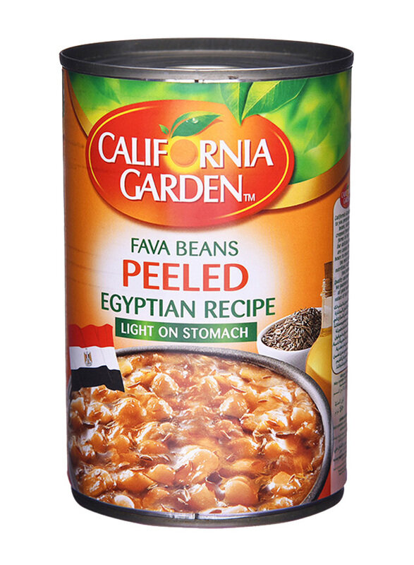 

California Garden Fava Beans Peeled Egyptian Recipe, 450g