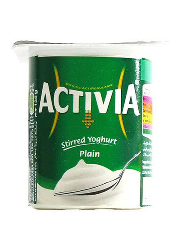 Activia Stirred Plain Yogurt, 125g
