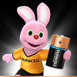 Duracell Ultra Power Type D Alkaline 9V Batteries, 2 Pieces, Black/Gold