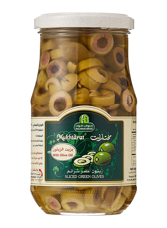 

Halwani Sliced Green Olives, 325g