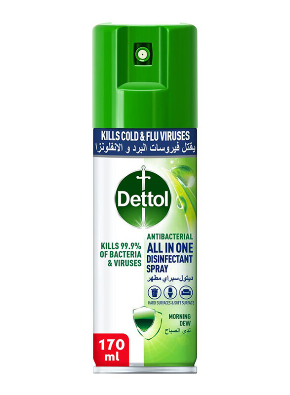 

Dettol Morning Dew All in One Disinfectant Spray, 170ml