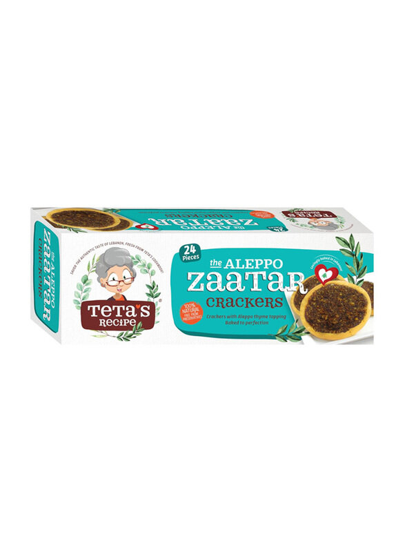 

Teta's Recipe The Aleppo Zaatar Crackers, 120g