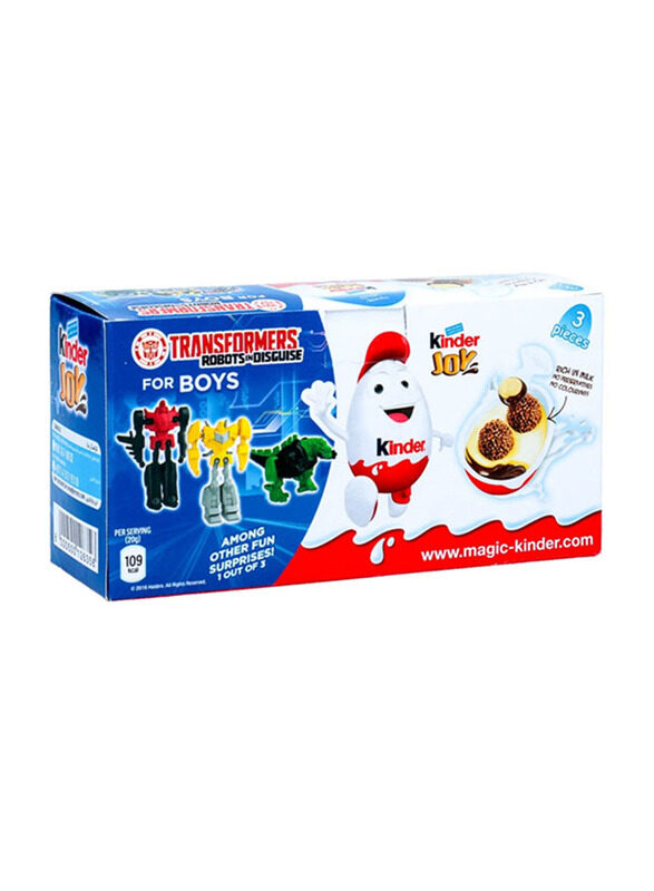 

Kinder Joy T3 for Boys, 3 Pieces x 20g