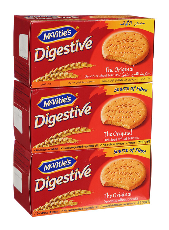 

Mcvities Digestive Original Wheat Biscuits, 3 x 250g