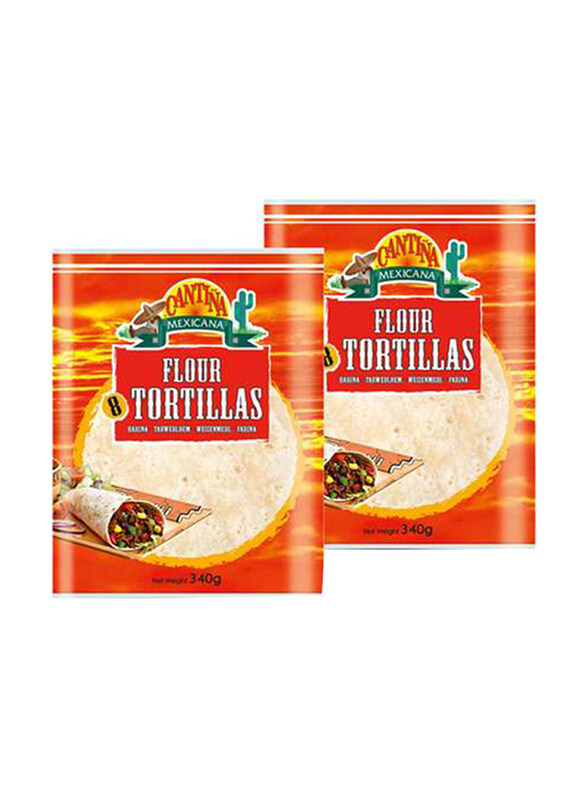 

Cantina Mexicana Flour Tortilla Wrap, 2 Pieces x 340g