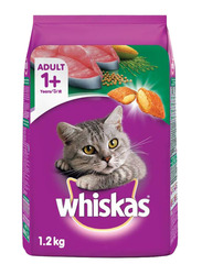 Whiskas Tuna Flavour Dry Cat Food for Adult Age 1+, 1.2Kg