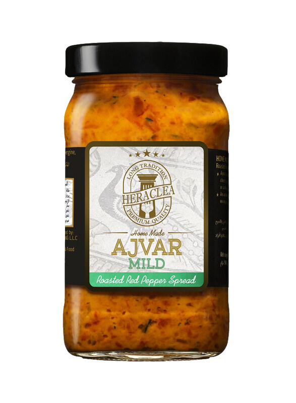 

Heraclea Ajvar Mild Roasted Red Pepper Spread, 500g