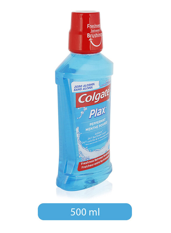 

Colgate Plax Peppermint Mouthwash, 500ml