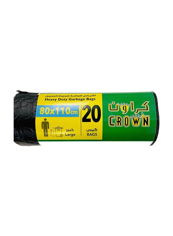 

Crown Heavy Duty Garbage Bag, 10 Pieces