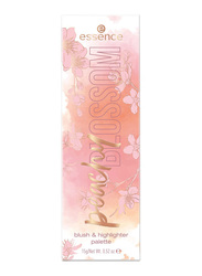 Essence Blossom Peachy Blush & Highlighter Palette, 1, Multicolour