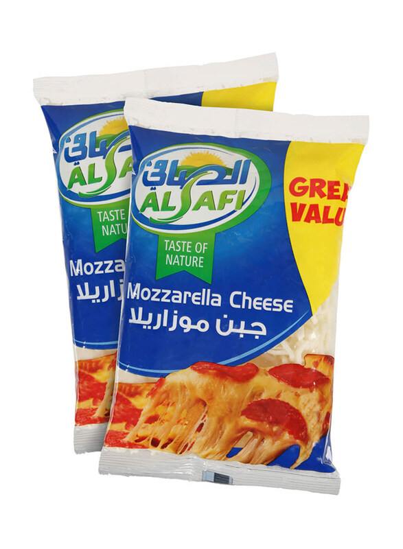 

Al Safi Shredded Mozzarella Cheese, 2 x 200g