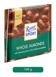 Ritter Sport Whole Almonds Chocolate, 100g