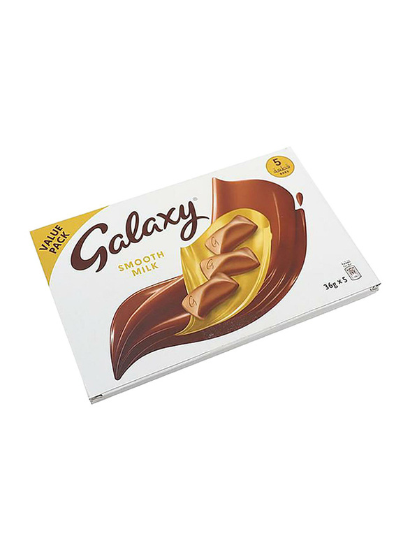 Galaxy Smooth Milk Chocolate, 5 x 36g