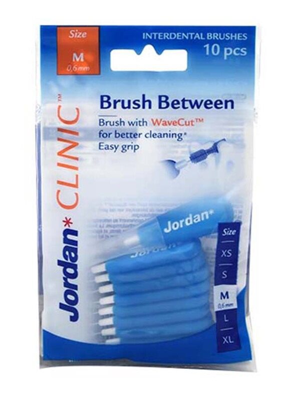 

Jordan Clinical Interdental Brush Set, Medium, 10 Piece