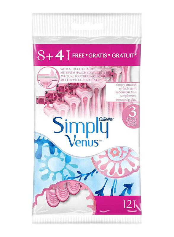 

Gillette Simply Venus Disposable 12 Count Razor Simply, One Size
