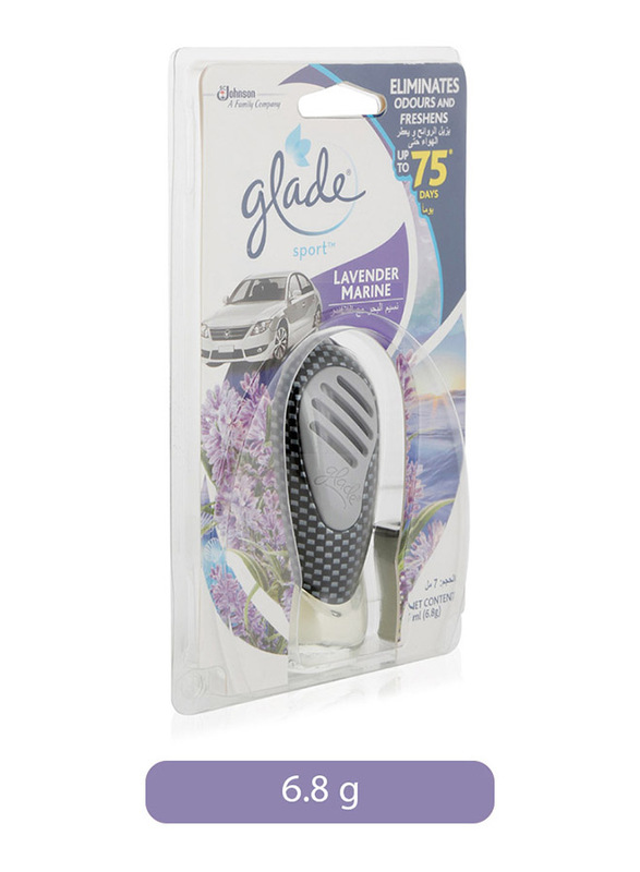 Glade Oil Lavender and Marine Car Air Freshener, 6.8g