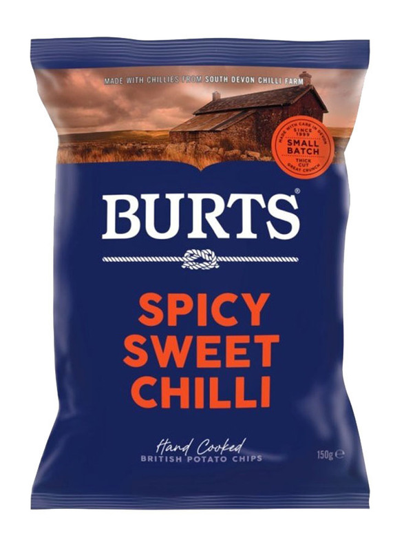 

Burts Spicy Sweet Chilli Hand Cooked Potato Chips, 150g