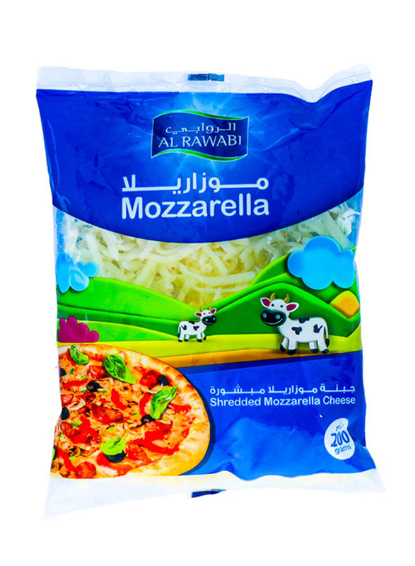 Al Rawabi Shredded Mozzarella Cheese, 200g