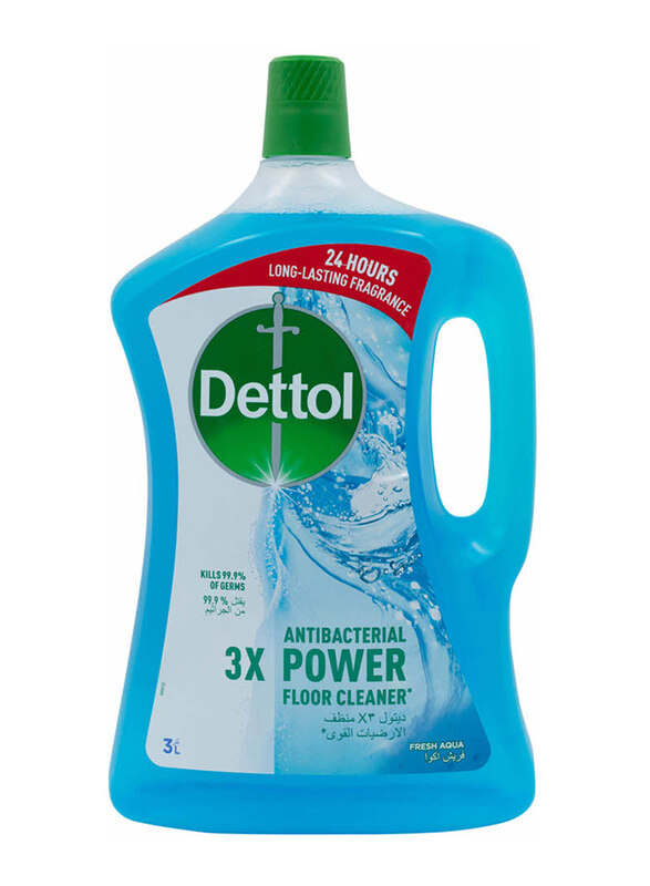 

Dettol Aqua Antibacterial Power Floor Cleaner, 3 Litres